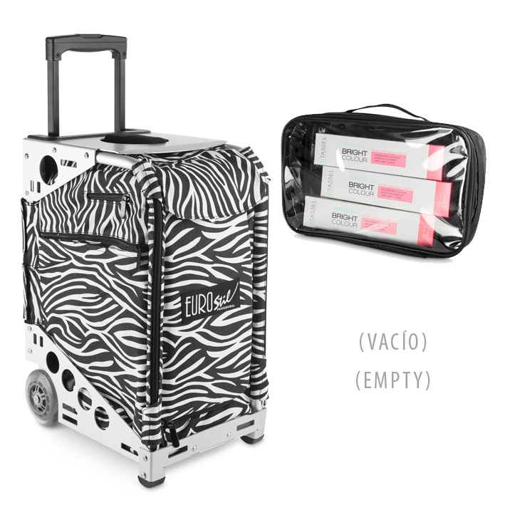 Bolsa Trolley Zebra con Ruedas Peluquería y estética trolley