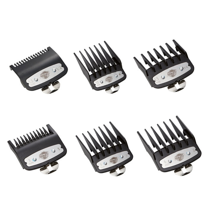 Pack 6 peines metalicos maquina clipper Barber line Eagle Falcon Comprar peines barber line al Mejor Precio Venta de recalces para Maquinas Barber Line Distribuidor Oficial para Espana barber line Cor...