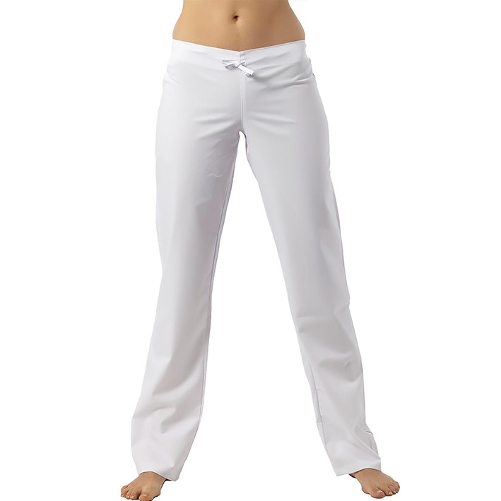 Pantalón blanco Talla s| Pantalon Uniforme peluquería chica Pantalon chica peluquería | blanco peluquera talla