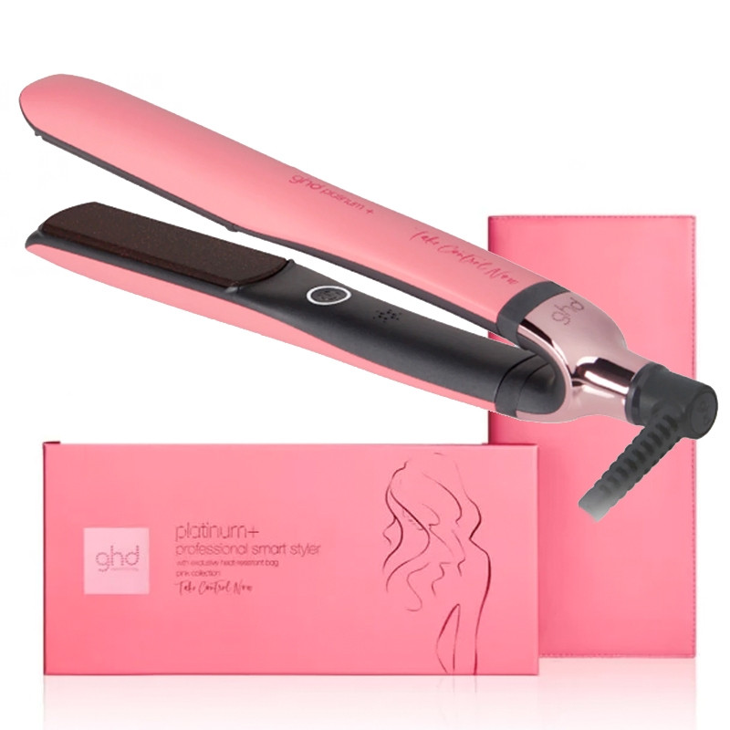 ghd platinum+ take control now - Plancha de pelo profesional, tecnología  ultra-zone, edición 2022, rosa : : Belleza