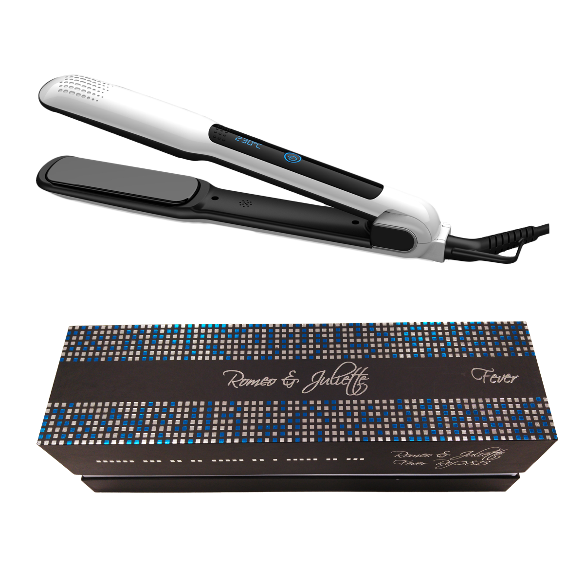 Plancha de pelo Profesional FEVER titanio R&J Black