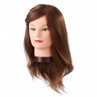 Cabeza Maniquí Amber 25-40 cm pelo natural cabello 100%| Comprar Cabeza de Peluquería Barata | Venta Cabezas de Maniquíes para Academia al Mejor Precio | Oferta