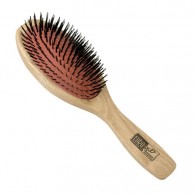Cepillo con fuelle y mango madera pequeña para peluquería Euroestil 01923 | Oferta online cepillo de peluquería barato