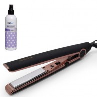 Corioliss C1 Black Soft Touch Copper Plancha de Pelo + Protector Térmico planchas cabellon profesional negra y cobre 