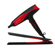 Corioliss C5 + Wind Black Red kit profesional plancha y secador edición Navidad