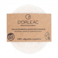 D'orleac - Disco Desmaquillante Reutilizable 100% De Algodón
