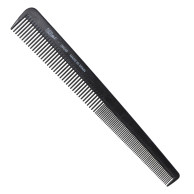 Peine de corte Eurostil IRON de 18,4 cm fabricado en material técnico de alta resistencia. Soporta calor y químicos sin deformarse. Ideal para cortes precisos y uso profesional intensivo. Alta rigidez y durabilidad para barberías y peluquerías exigentes.