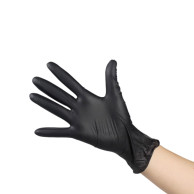 Guantes Nitrilo Negros JRL | Resistentes y Compatibles con Pantallas Táctilest - Caja 100 