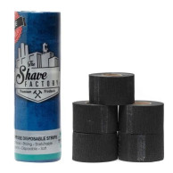 Papel cuello Negro Premium The Shave Factory Pack 5 rollos peluquería barbería 