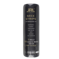 Papel de Cuello Autoadhesivo Negro JRL | 5 Rollos, 100 Hojas por Rollo