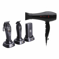 Perfect Beauty Triumph pack corte + contornos + afeitado vectorial + Secador Combo Profesional barberia