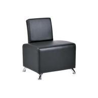 Sillón de Espera Profesional Selene Black BIFULL Negro