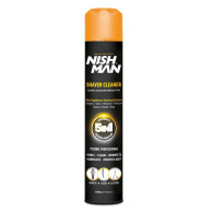 Spray Refrigerante 5 en 1 Nishman 400ml | Limpieza y Mantenimiento Profesional maquinas Cortapelos y Trimmer 