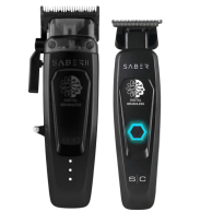 StyleCraft kit Saber Clipper II black + Saber black trimmer