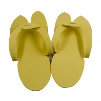  Par de zapatillas acolchadas  amarillas pedicura surtido colores