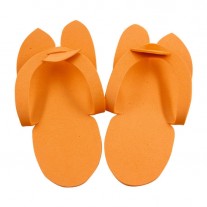  Par de zapatillas naranja acolchadas pedicura surtido colores