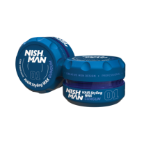 Cera Cabello Hombre Nishman 01 Gum Gum 150ml Azul