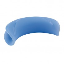 Protector Cuello Silicona Azul para lavacabezas peluquería
