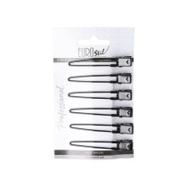 carton 6 pinzas negras 6,5com