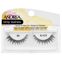 Andrea - Pestañas Postizas Completas Modelo 80 Negras 100% cabello humano