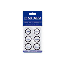 Artero set dedales negros para tijeras 6 unid | Comprar dedal para Tijeras Peluquería   | Artero dedal negro mejor precio 