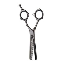 Artero Tijeras black Esculpir Profesional  30 dientes 5,5 pulgadas titanio negro, tijeras entre sacar negras