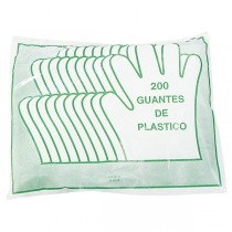 Bolsa de 200 guantes de plástico