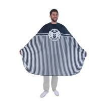 Capa de corte barbería peluquería rayas clasicas calavera 140x160