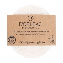 D'orleac - Disco Desmaquillante Reutilizable 100% De Algodón