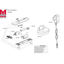 Despiece de Cortapelos Moser CHROMSTYLE 1871 Negro Repuestos