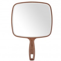 Espejo T.V. 225X320 Mm de madera con asa peluquería y maquillaje  | COMPRAR Espejo de madera T.V. 225X320 Mm con asa peluquería y maquillaje