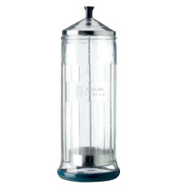 Frasco esterilizador Jarra 1100ml desinfección utensilios barber line