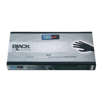 Guantes latex negros
