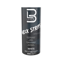 L3VEL3 Papel de Cuello Blanco Autoadhesivo Precortado 5x100 – Comodidad clásica y protección profesional.