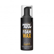 Nishman Foam Wax Espuma Fijadora cabello Hombre con Queratina 150ml, espuma de pelo para caballeros 