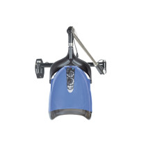 Secador de casco profesional Perfect Beauty Ionic Air Blue 3V con tecnología iónica. Secado rápido, sin frizz y regulable en altura, velocidad y temperatura. Ideal para uso técnico intensivo en salón.