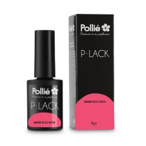 Pollié - Esmalte uñas P-Lack Rosa neón 9 gr | pinta uñas rosa al mejor precio | esmalte uñas profesional | pintauñas para profesionales 