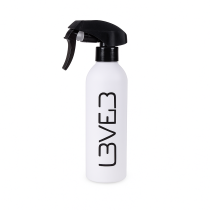 Pulverizador L3VEL3 Blanco 300ml | Spray Agua Barbero Rubberized