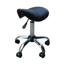 Silla Jockey Taburete urban ergonómico regulable con bomba hidráulica Negro | Taburete negro peluquería clasico barato | Comprar sill amontar color negra peluquería al mejor precio 