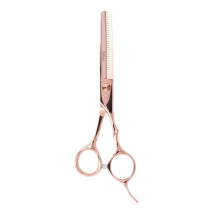 Tijera para profesionales esculpir 6" ISIS acero rose gold 