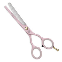 Tijera Profesional Para Entresacar Jaguar Pre Style Ergo Rosa 28 Dientes 5,5''