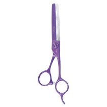 Tijeras profesional esculpir 5,75" Atenea Acero Lilas | comprarse Tijeras detallar pelo color morado 