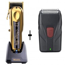 Wahl Magic Clip 5 - Star Gold Cordless Edición Limitada  + Máquina Shaver Afeitadora Profesional Rega
