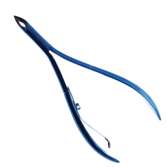 Alicate Corta Cutículas 10 cm - Azul Titanio
