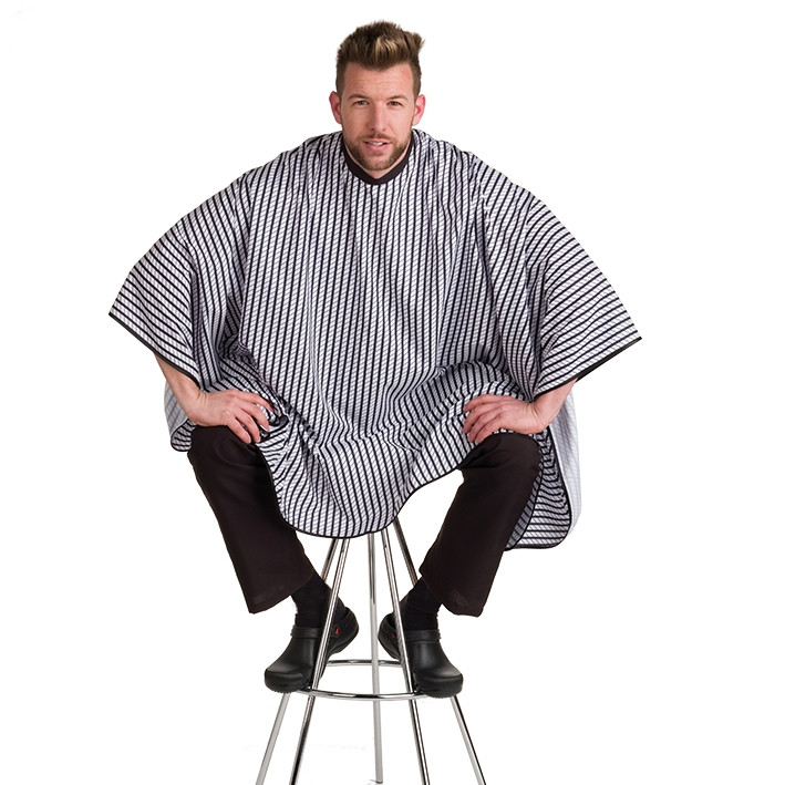 Capa corte rayas barbero