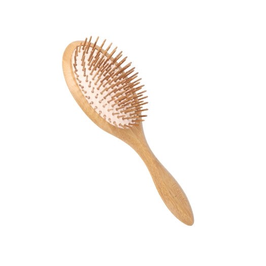 Cepillo Bambú Ovalado 07543 para el cabello, comprar cepillo de bamboo, cepillo madera resistente para peinar