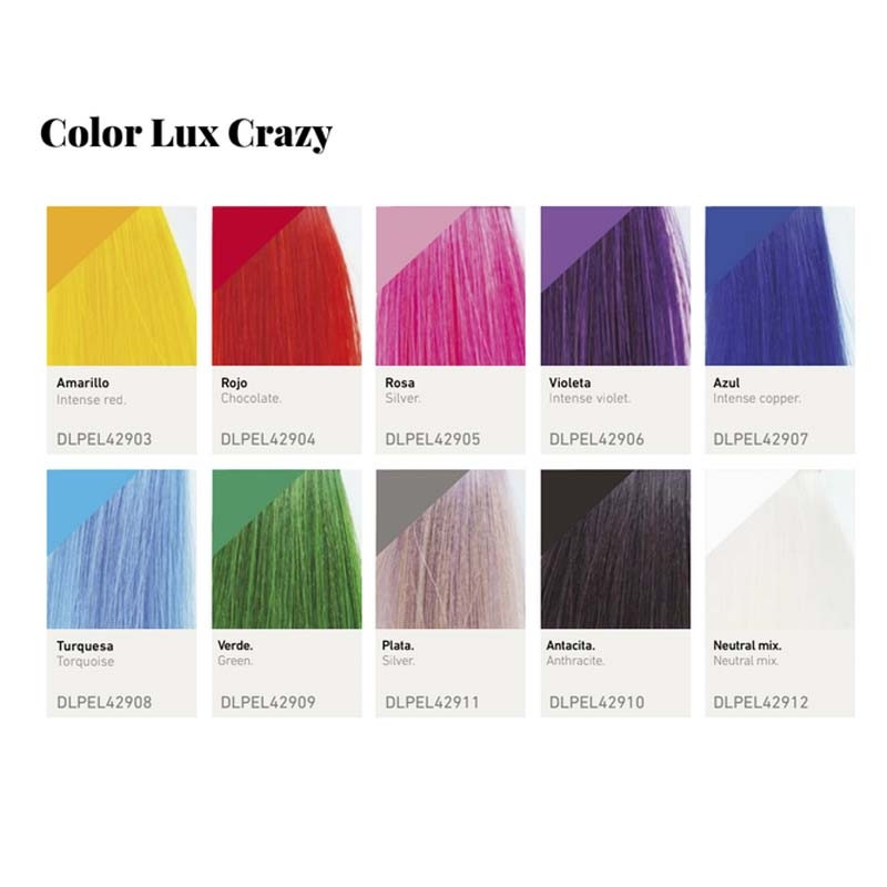 Coloración Directa en Gel Color Lux Crazy 150ml Design Look Neutral Mix