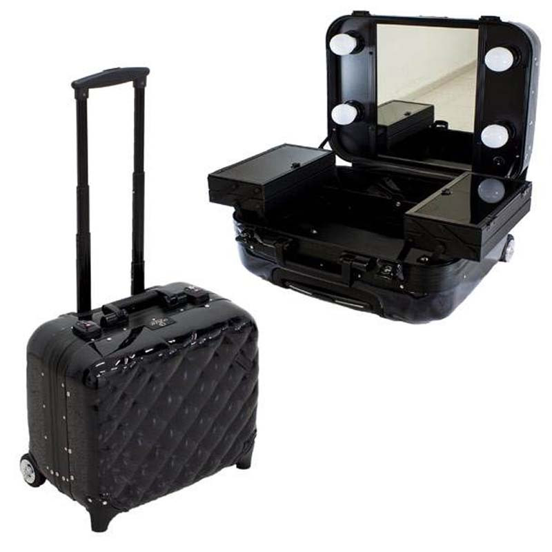 Maletín de Maquillaje Trolley D'orleac con Luz Led