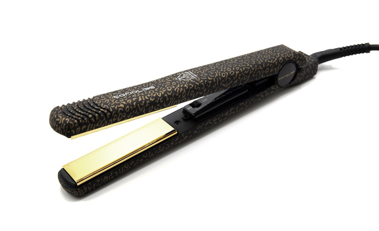 Corioliss C Style Leopard Soft Touch Plancha Cabello + Regalo Protector Térmico color leopardo