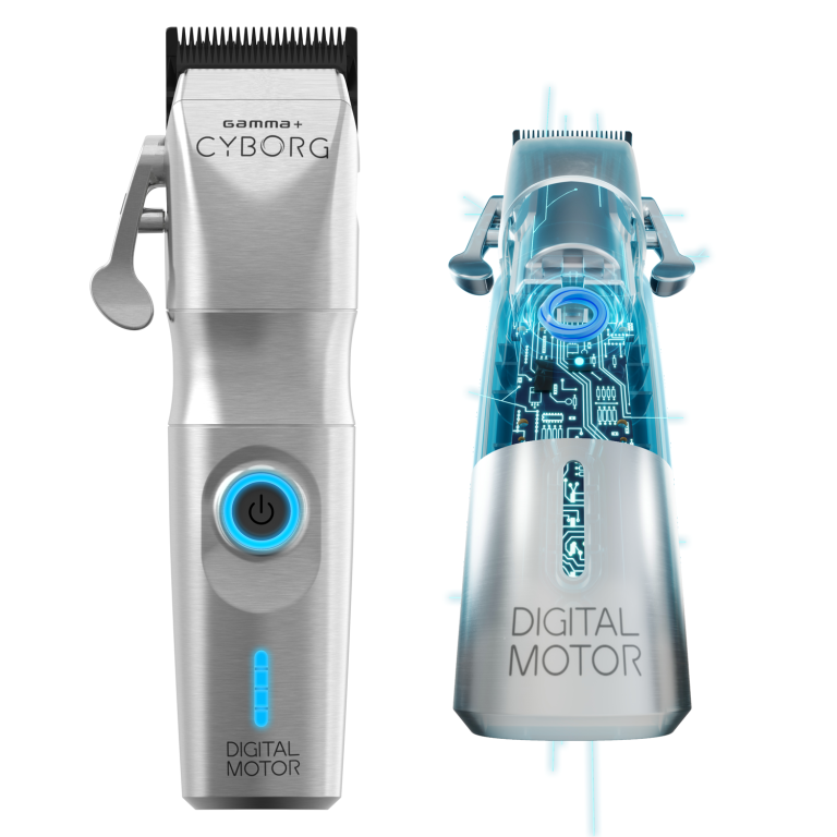 Gamma+ Piu CYBORG Clipper Profesional Motor digital Cortapelo metálica inalámbrica | comprar gamma cyborg al mejor precio , máquina corte cabello profesionales 